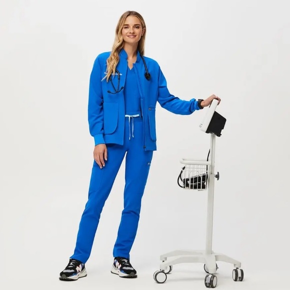 Figs High Waisted Yola skinny Scrub Pants XS/P - Picture 3 of 10